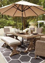 Load image into Gallery viewer, Beachcroft Dining Table with Umbrella Option
