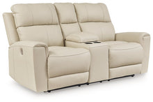 Load image into Gallery viewer, Dahlmoore Power Reclining Loveseat with Console
