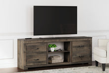 Load image into Gallery viewer, Trinell 72&quot; TV Stand with Electric Fireplace
